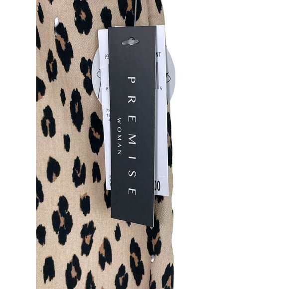 Premise Women Pants Size 3X Pull On Tummy Control Cheetah Print Ankle Hi Rise - Picture 9 of 16